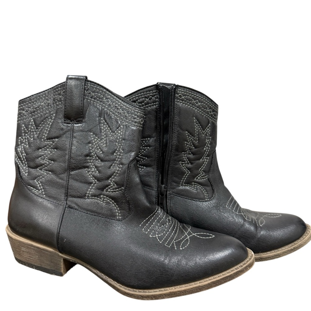 Pistola Charcoal Ankle Booties